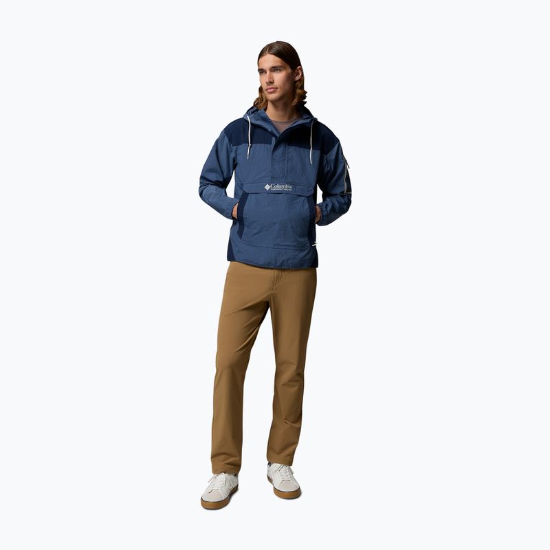 Giacca antivento da uomo Columbia Challenger Windbreaker Anorak dark mountain/collegiate navy 2