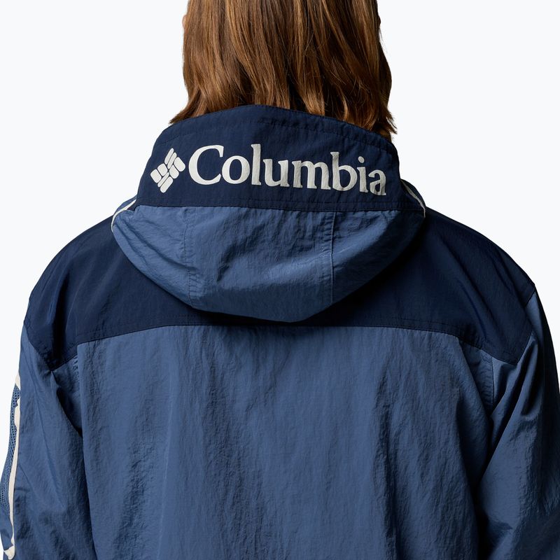 Giacca antivento da uomo Columbia Challenger Windbreaker Anorak dark mountain/collegiate navy 6