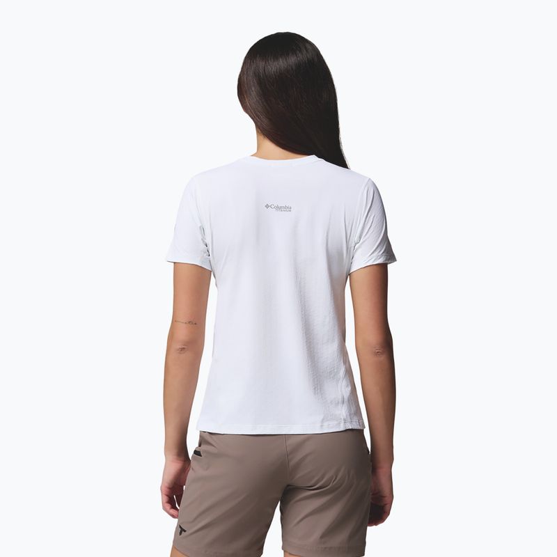 Maglietta da donna Columbia Diamond Peak Pro white 3