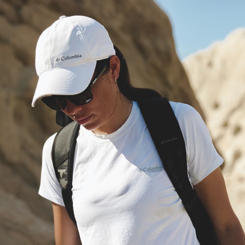 Maglietta da donna Columbia Diamond Peak Pro white 11