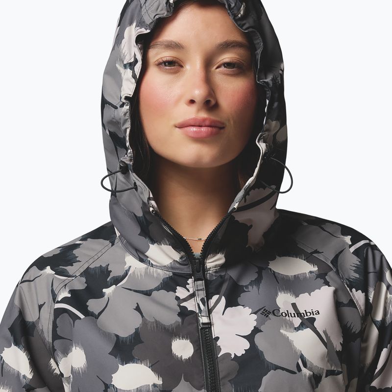 Giacca antivento da donna Columbia Spire Valley Printed Windbreaker black ikatbloom print/black 5