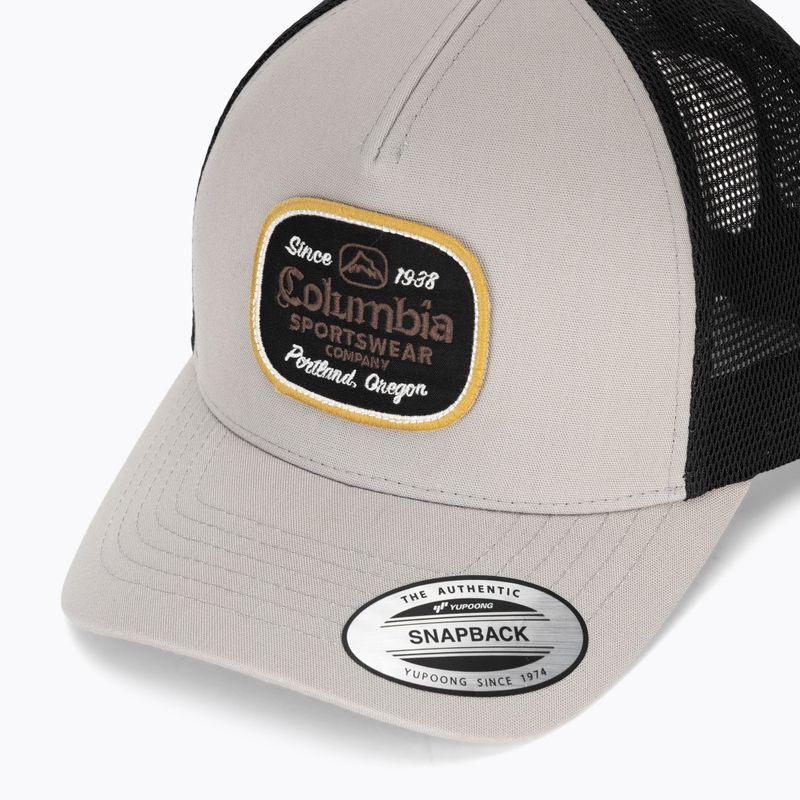 Cappellino con visiera Columbia Road Ready Snap Back flint grey/beer label 3