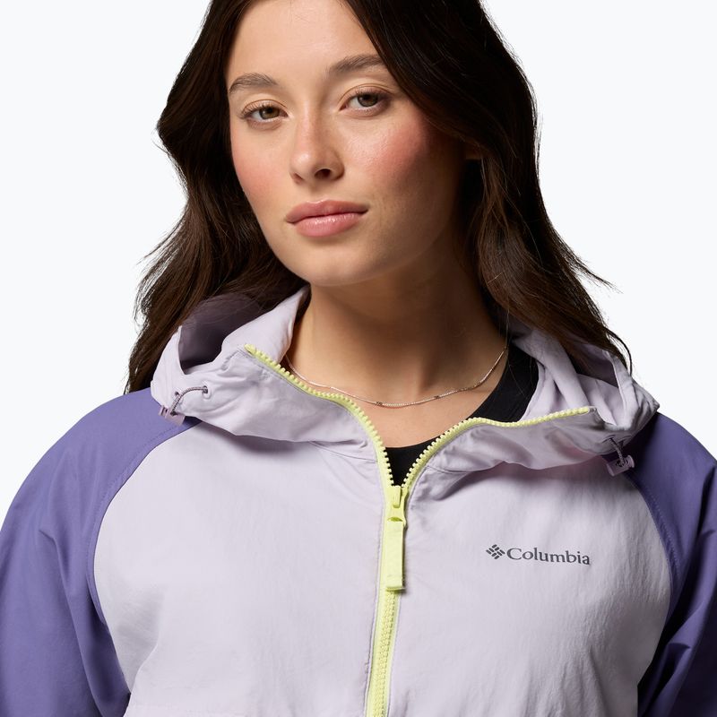 Giacca antivento da donna Columbia Spire Valley Windbreaker citron haze/lavender pearl/stormwatch 6