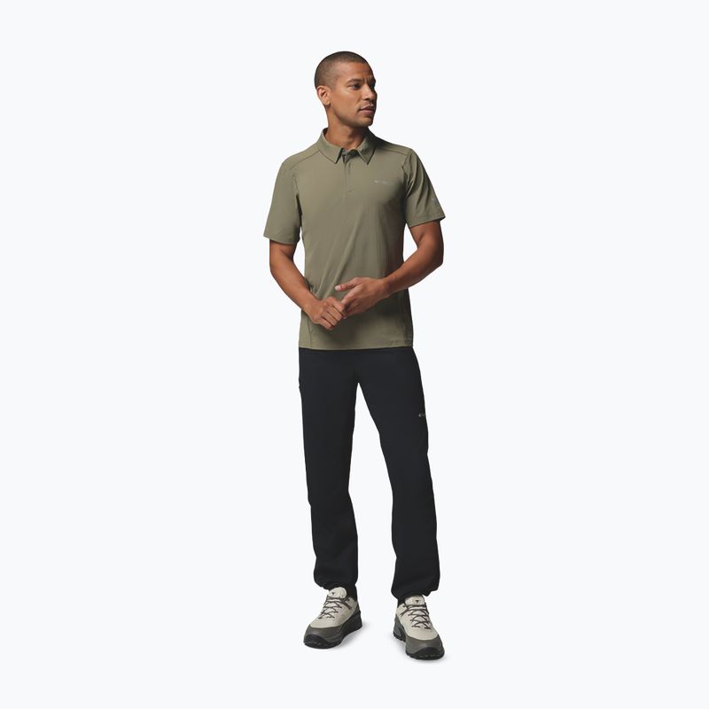 Maglietta da uomo Columbia Diamond Peak Pro Polo stone green 2