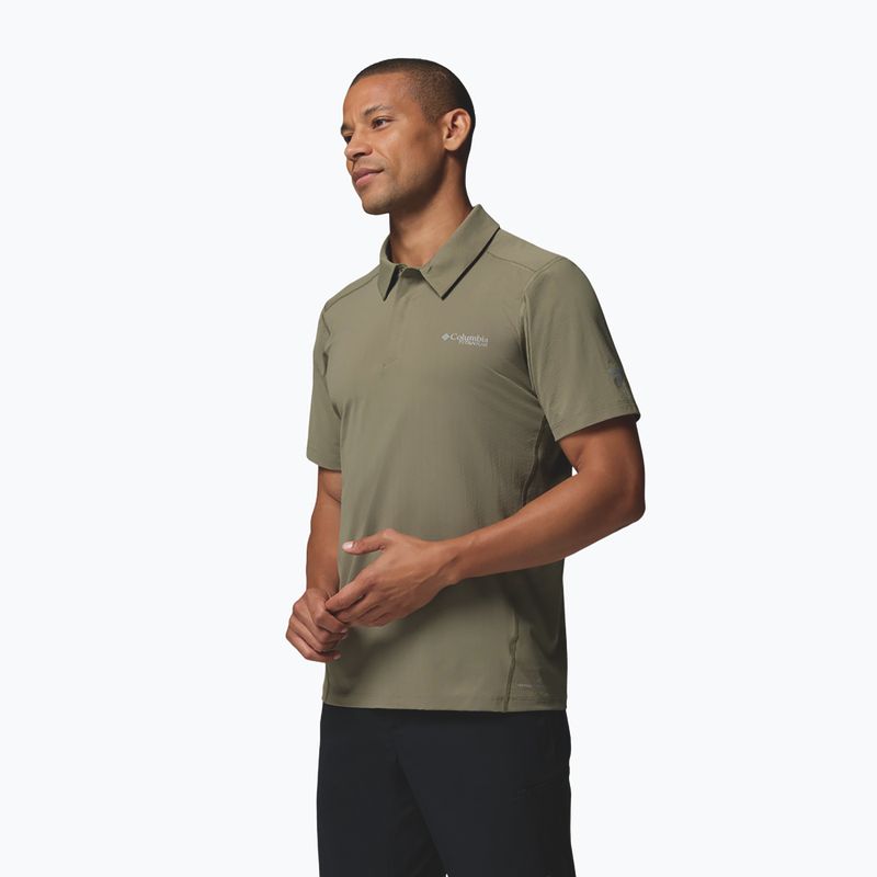 Maglietta da uomo Columbia Diamond Peak Pro Polo stone green 4