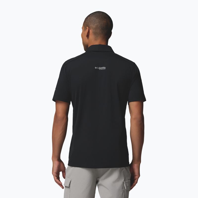 Maglietta da uomo Columbia Diamond Peak Pro Polo black 3