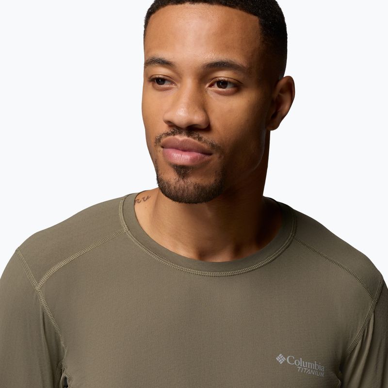 Maglia a maniche lunghe da uomo Columbia Diamond Peak Pro Crew stone green 5