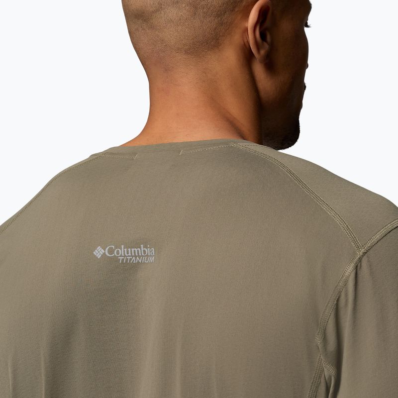 Maglia a maniche lunghe da uomo Columbia Diamond Peak Pro Crew stone green 6