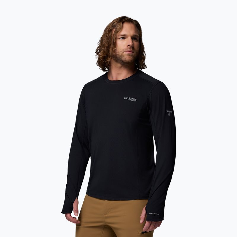 Maglia a maniche lunghe da uomo Columbia Diamond Peak Pro Crew black 4