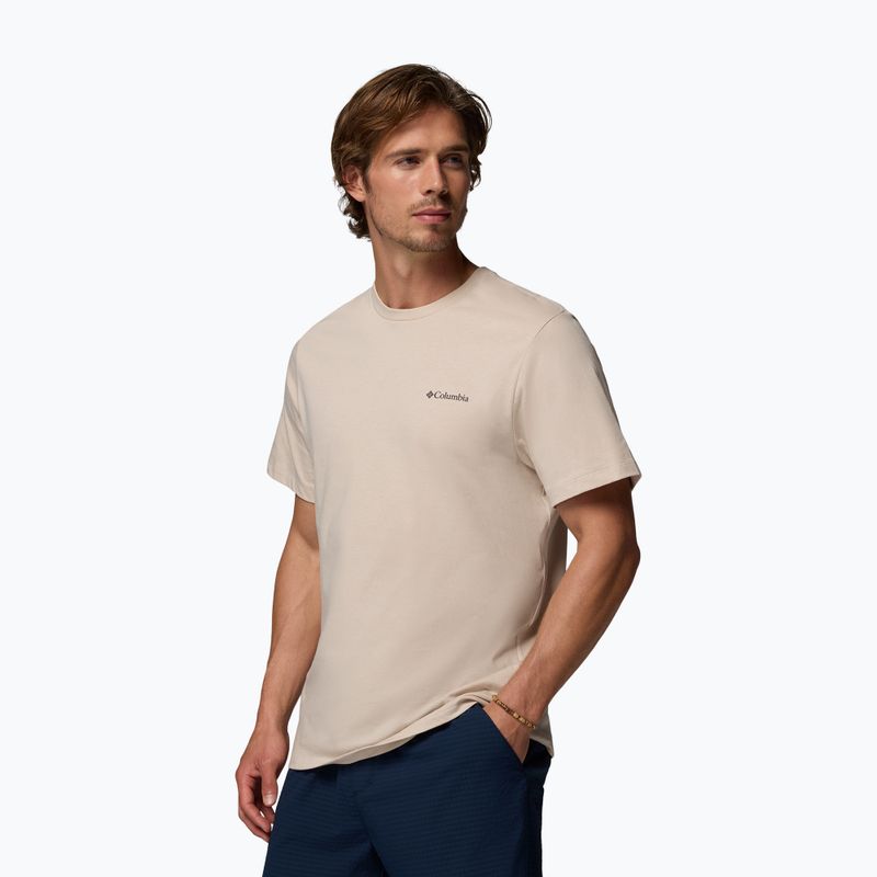Maglietta da uomo Columbia CSC Basic Logo Back Tee dark stone linework c badge 4