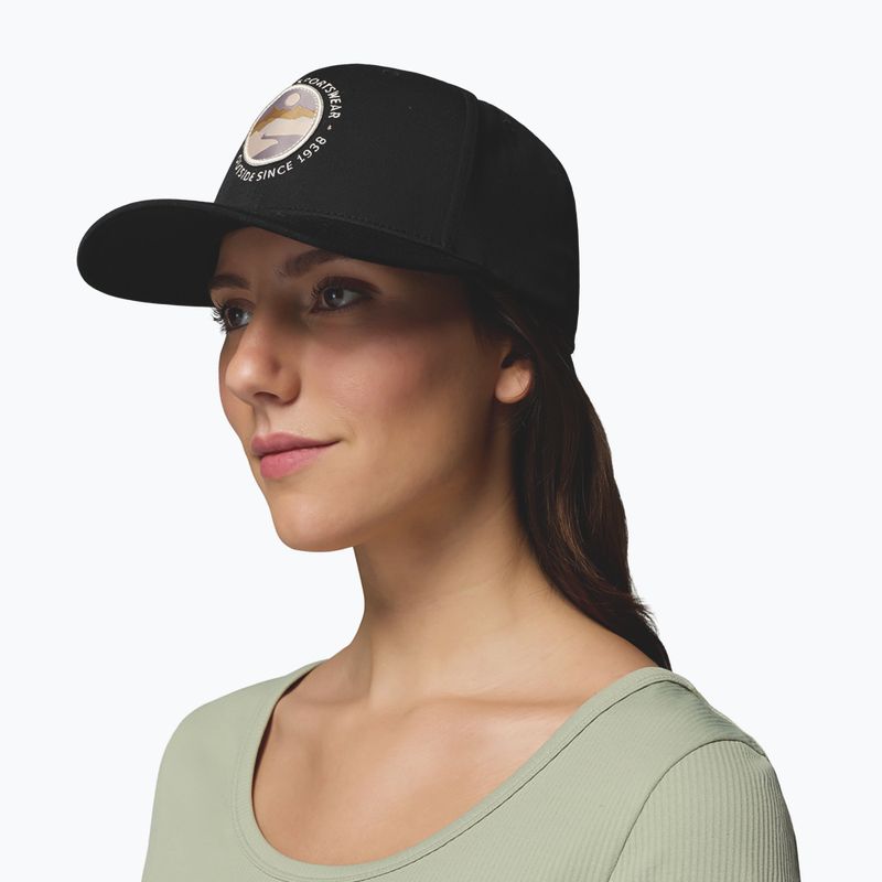 Cappellino con visiera Columbia Lost Lager 3D Stretch Snapback black/landscape circle 5
