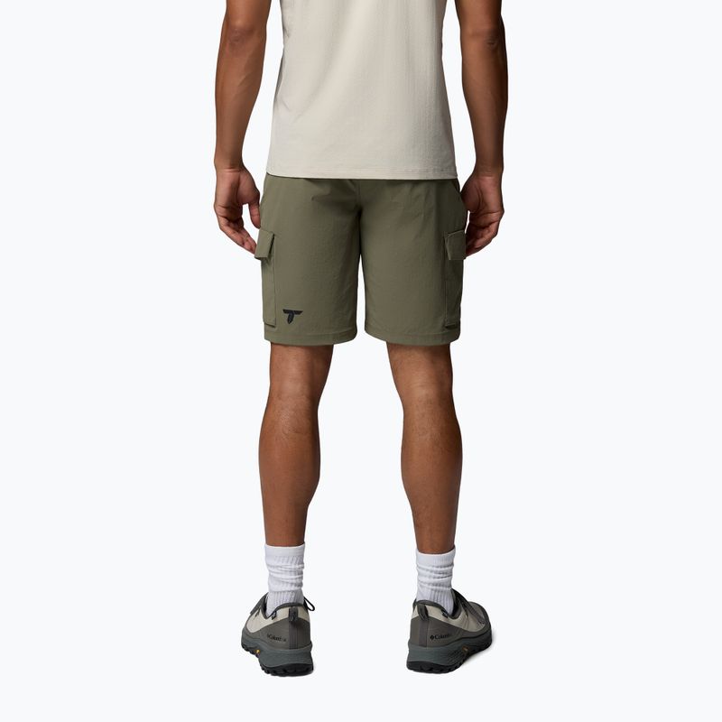 Pantaloncini da trekking da uomo Columbia Silver Ridge Elite stone green 3