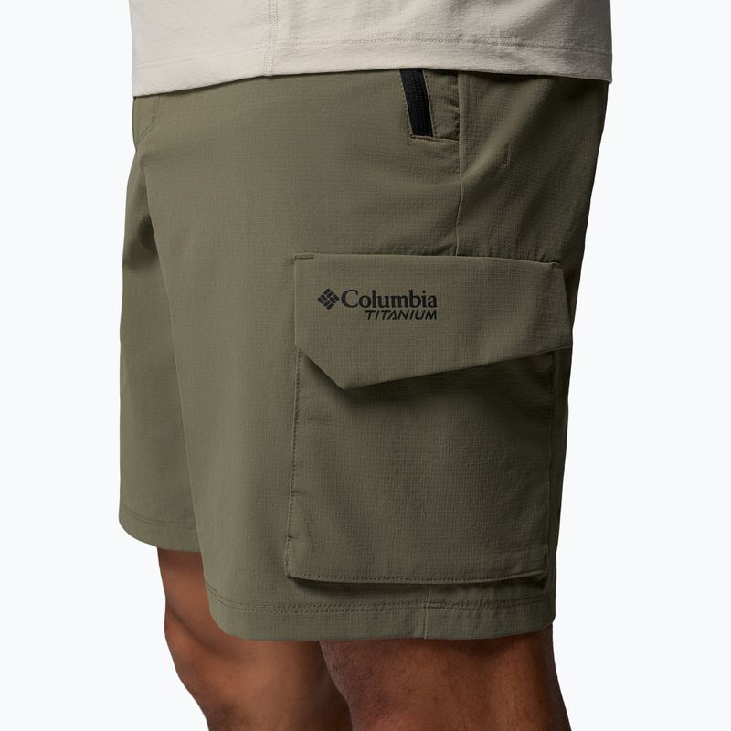 Pantaloncini da trekking da uomo Columbia Silver Ridge Elite stone green 8