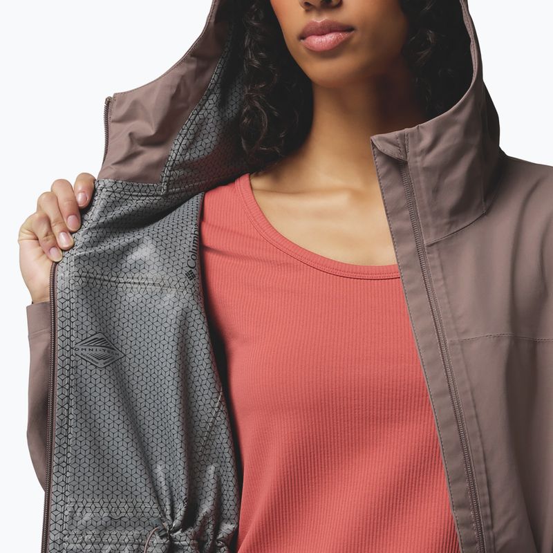 Impermeabile da donna Columbia Weekend Adventure II Long Shell iron 8