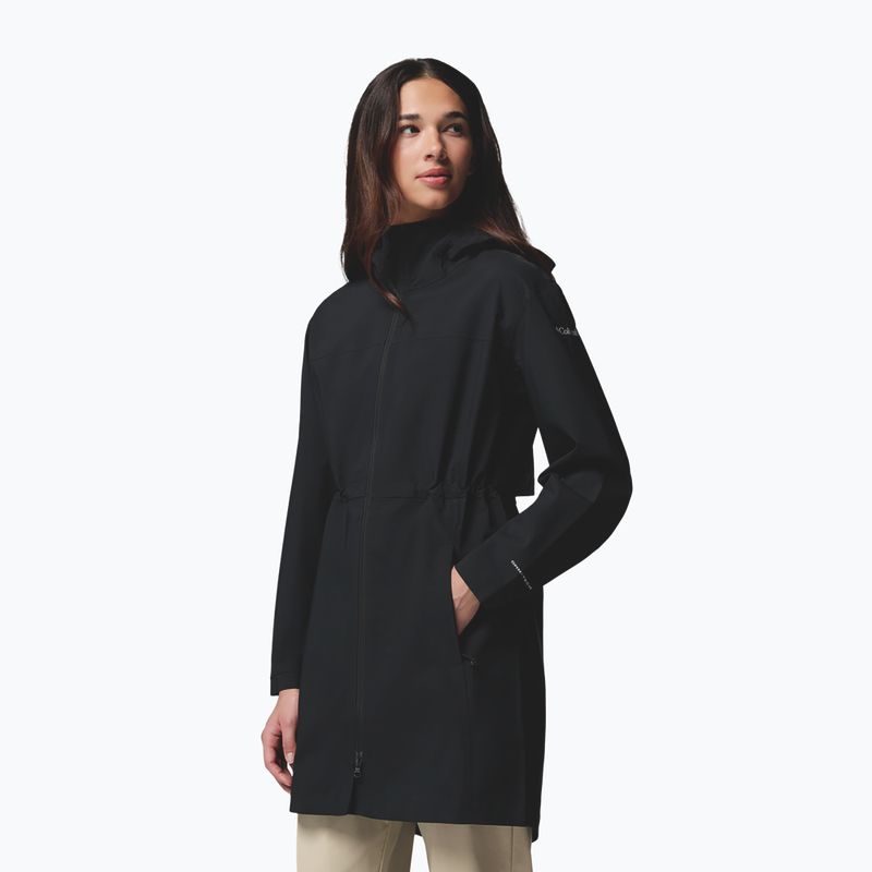Impermeabile da donna Columbia Weekend Adventure II Long Shell black 5