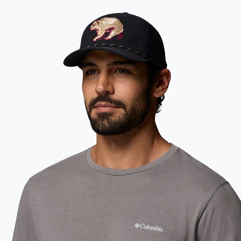 Cappellino con visiera Columbia Ecoscape 3D Stretch Snapback black/bear 4