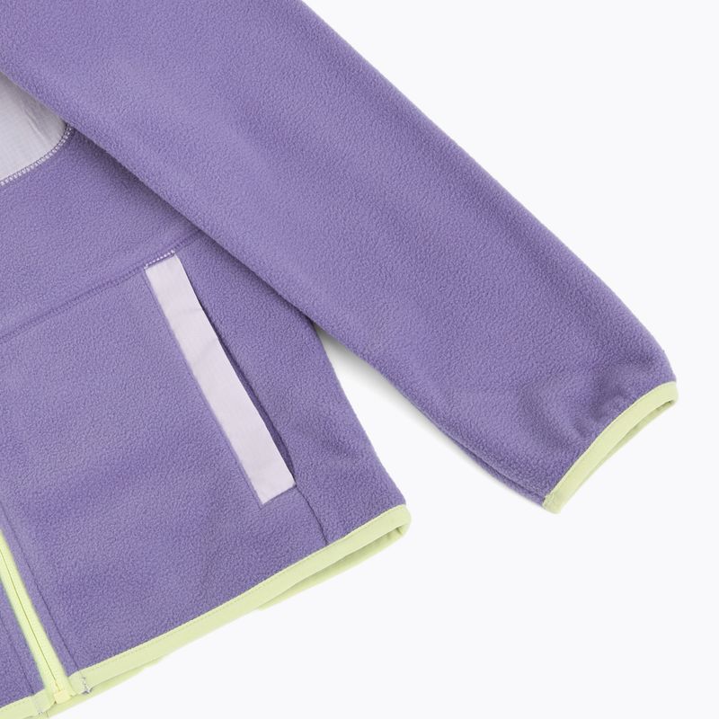 Felpa in pile per bambini Columbia Fast Trek V Full Zip stormwatch/lavender pearl 4