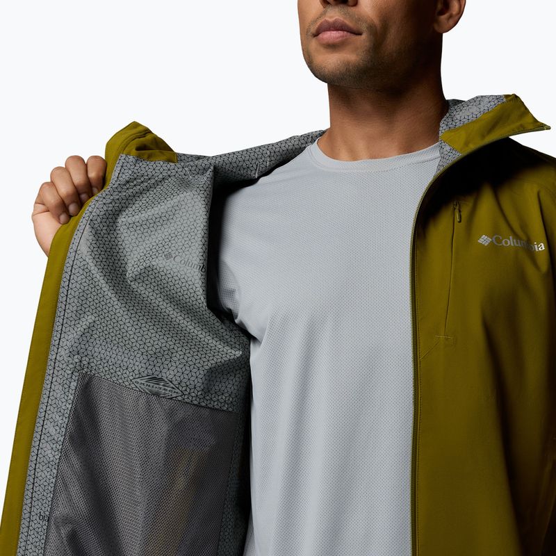 Giacca softshell da uomo Columbia Trailborne 2.5L mossy green 10