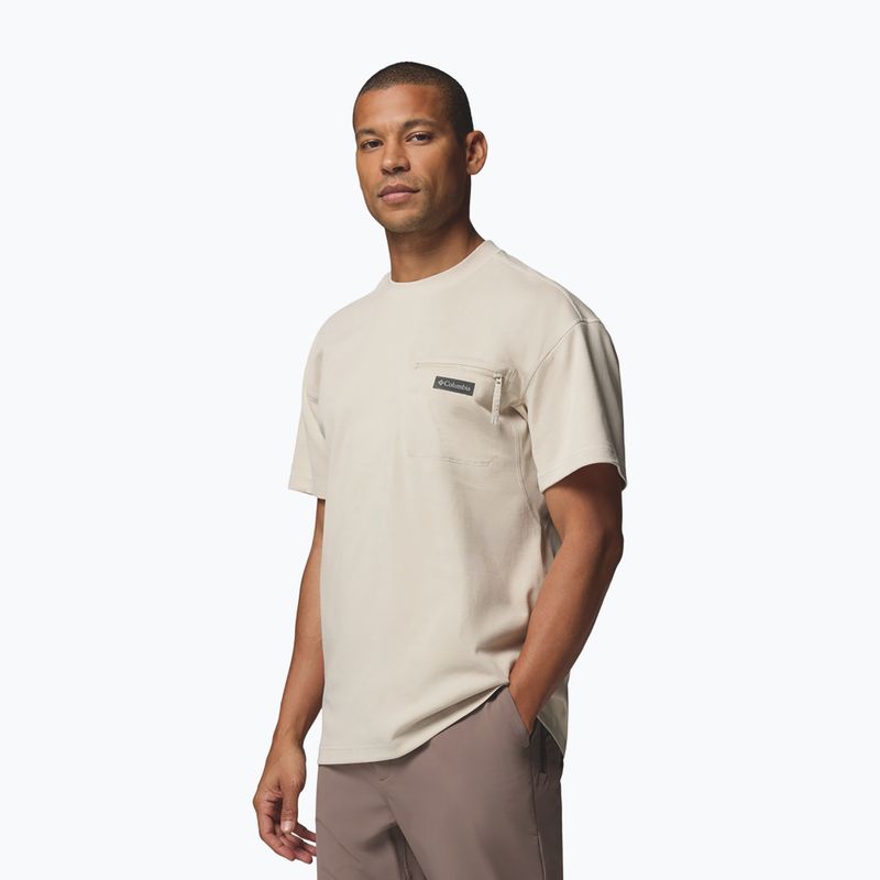 T-shirt da uomo Columbia Echo Passage SS Crew dark stone 4
