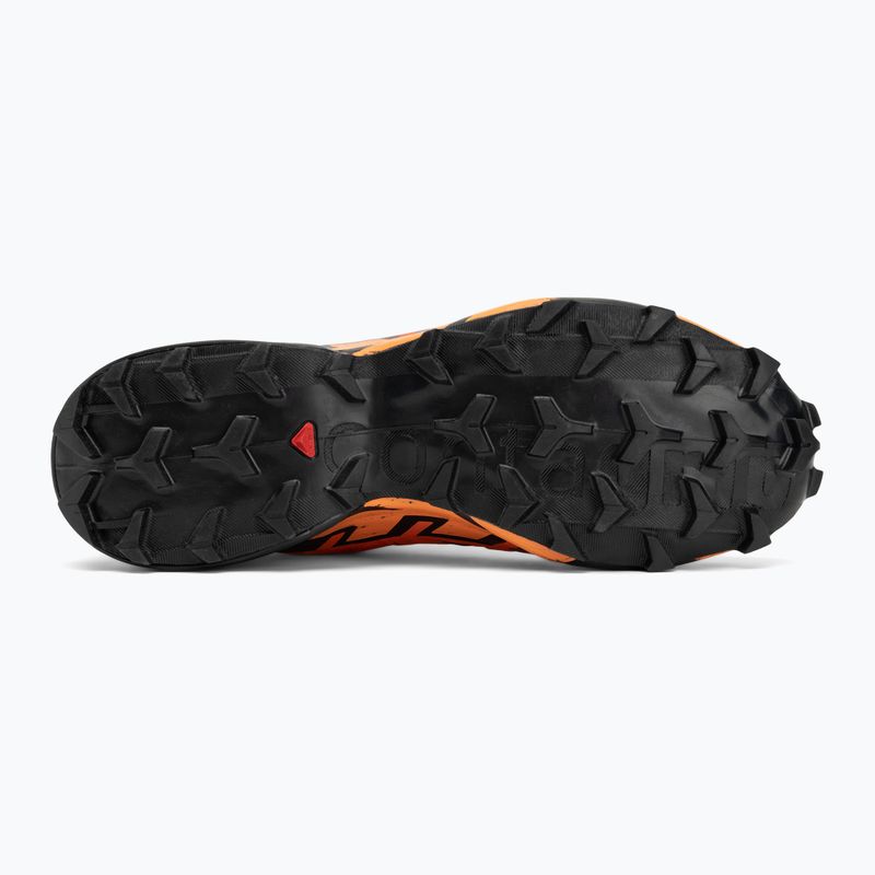 Scarpe da corsa Salomon Speedcross 6 da uomo, rosse/nere/turchese 4