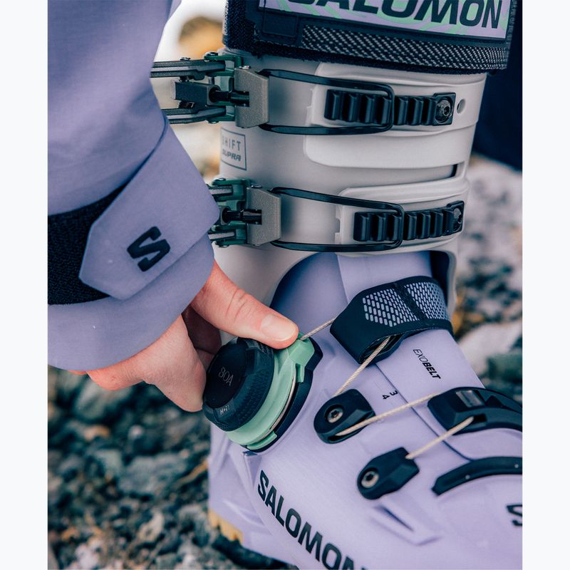 Scarponi da sci donna Salomon Shift Supra S Boa 105 W GW cosmic sky/cool gray 5/shale green 6