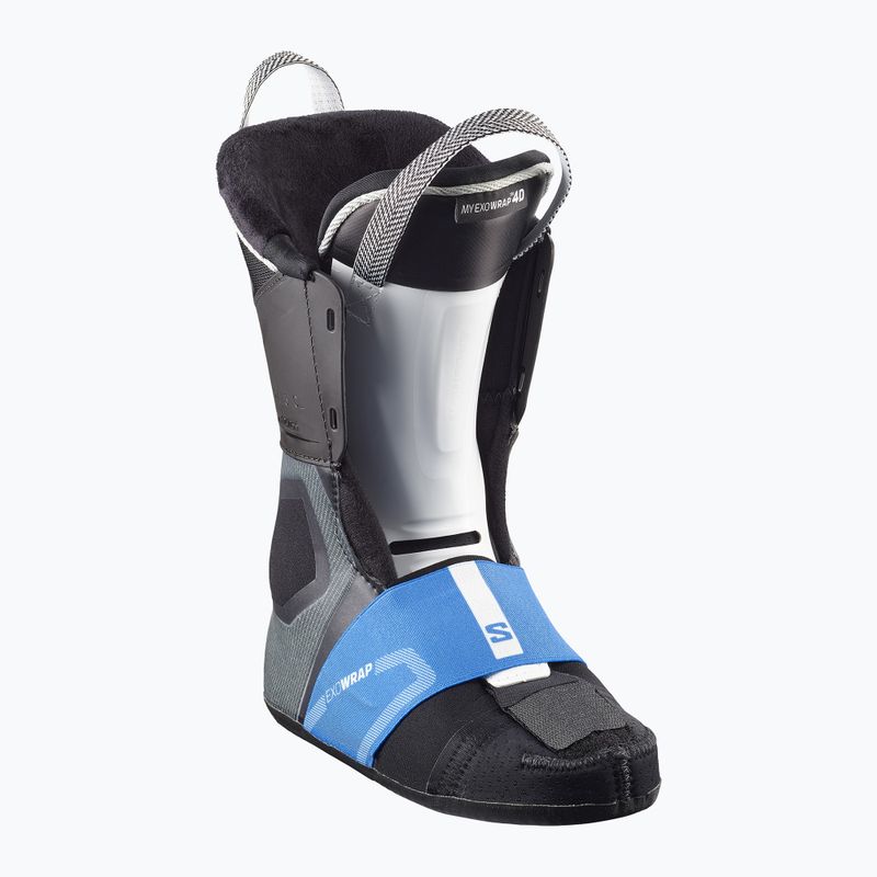 Scarponi da sci donna Salomon S/Pro Supra Dual Boa 115 W black/beluga metallic/beetroot purple 10