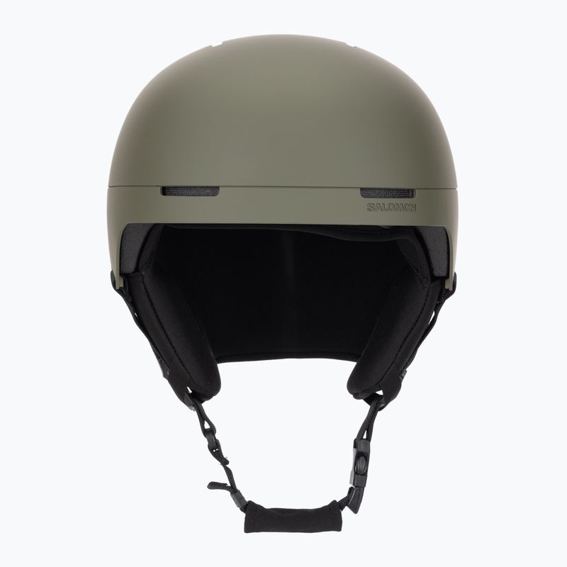 Casco da sci Salomon Brigade Index olive night 2