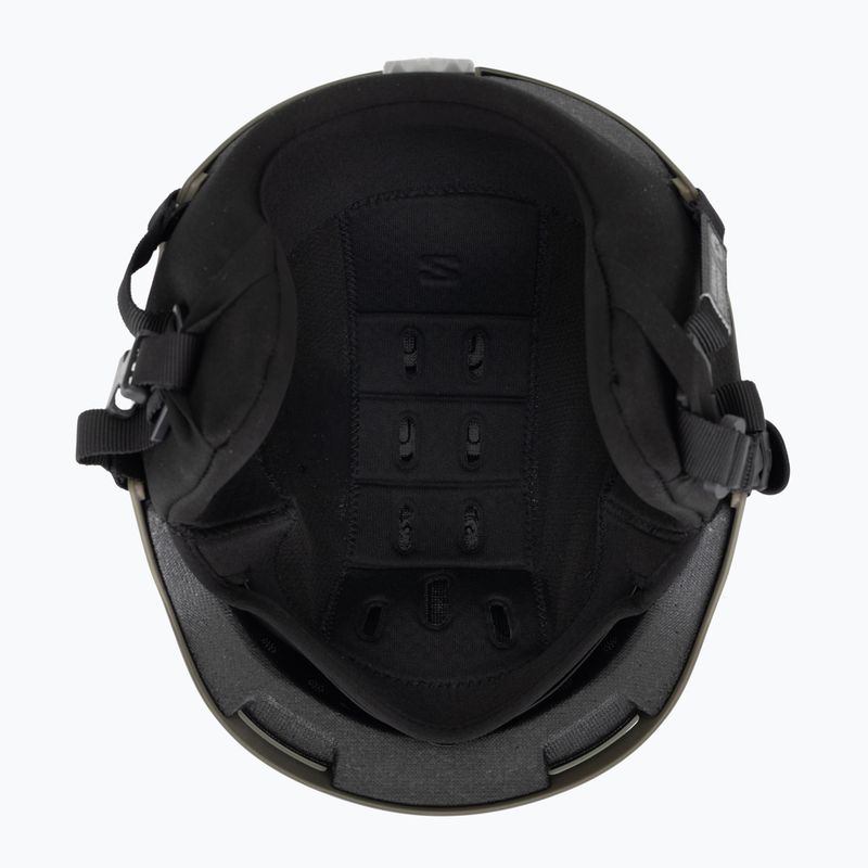 Casco da sci Salomon Brigade Index olive night 5