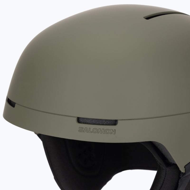 Casco da sci Salomon Brigade Index olive night 7