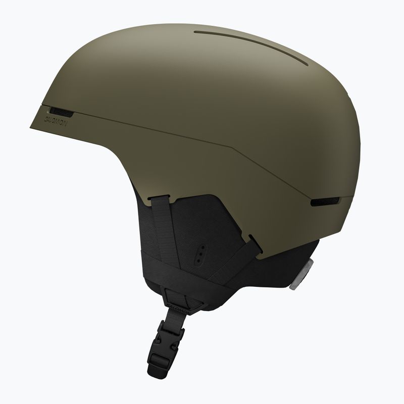 Casco da sci Salomon Brigade Index olive night 2