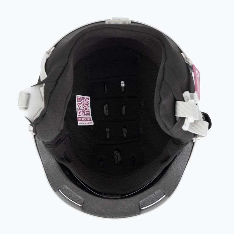 Casco da sci Salomon Brigade Index grey violet 5