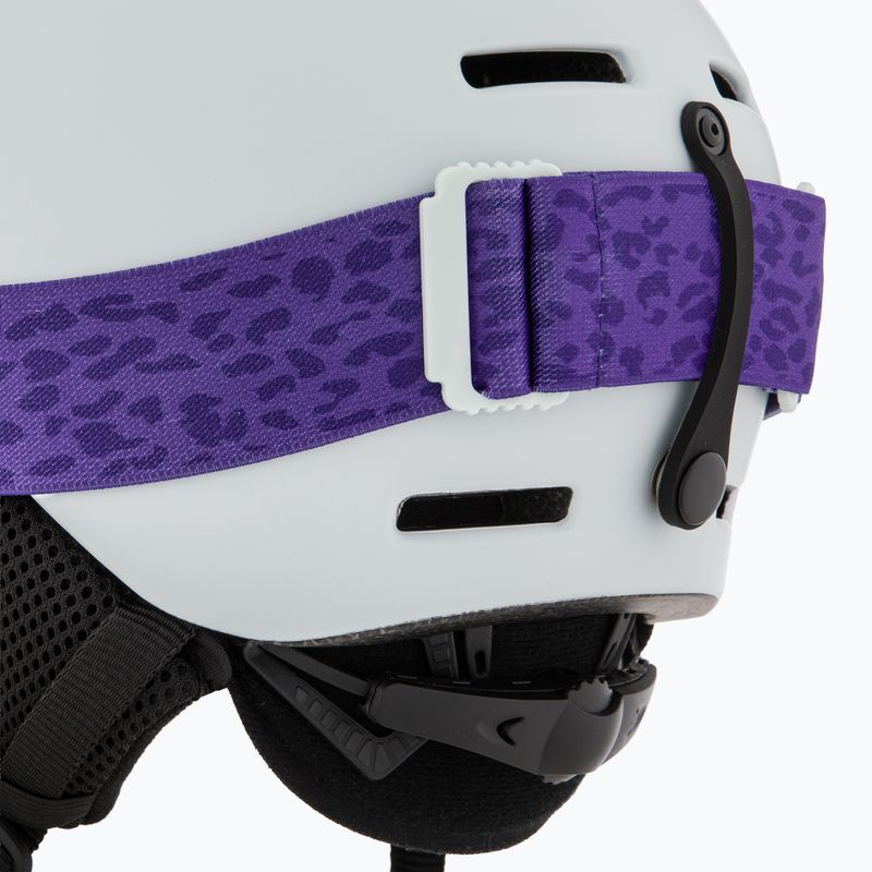 Casco da sci per bambini Salomon Player Combo ice flow/ice flow + Maschera da sci XV Jr mid blue 8