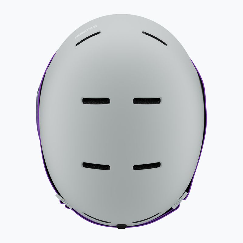 Casco da sci per bambini Salomon Player Combo ice flow/ice flow + Maschera da sci XV Jr mid blue 5