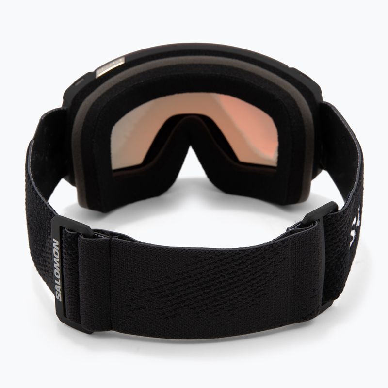 Maschera da sci per bambini Salomon Radium black/mi mid red 3