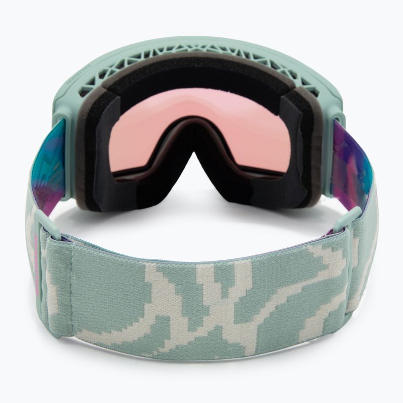 Maschera da sci Salomon Sentry Prime iceberg green/sigma silver pink/sigma gun metal 4