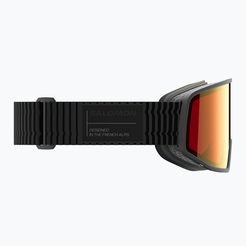 Maschera da sci Salomon Sentry Pro OTG Sigma Photo S1-S3 black/sigma photo poppy red 5