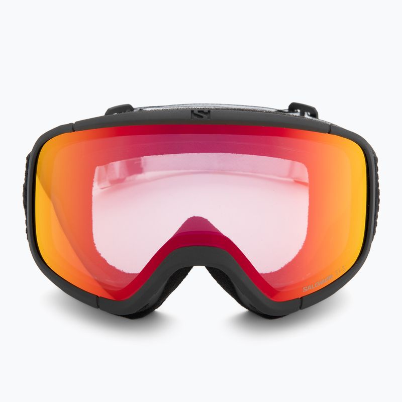 Maschera da sci Salomon Aksium 2.0 Photo black/photo mi red 2