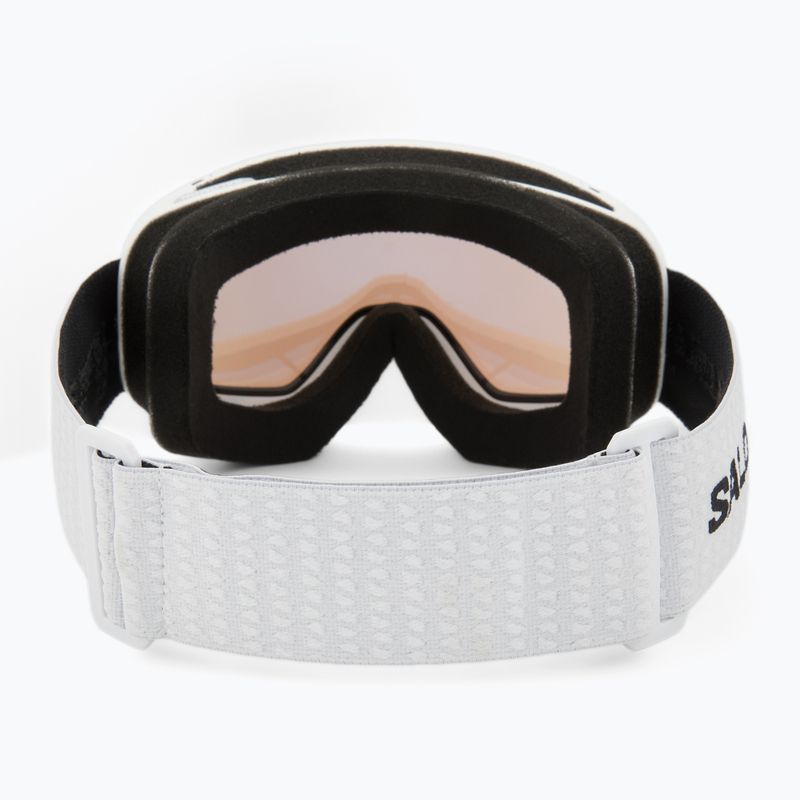 Maschera da sci Salomon Aksium 2.0 Photo white/photo mi blue 3