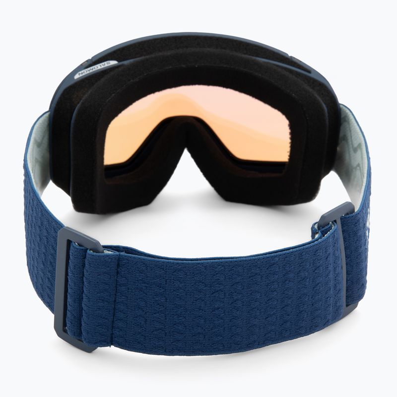 Maschera da sci Salomon Aksium 2.0 dress blue/ml light blue 3