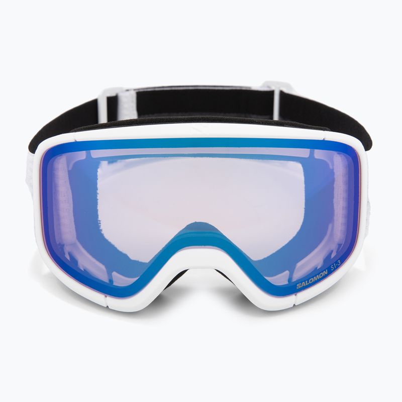 Maschera da sci Salomon Aksium 2.0 S Photo white/photo ml blue 2