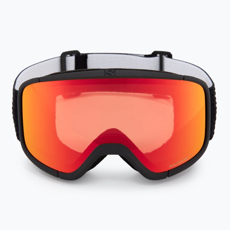 Maschera da sci Salomon Aksium 2.0 S black/ml mid red 2