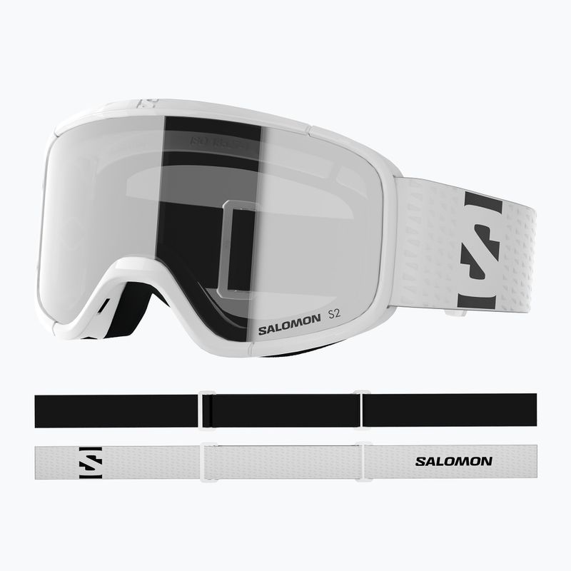 Maschera da sci Salomon Aksium 2.0 S white/ml super white 5