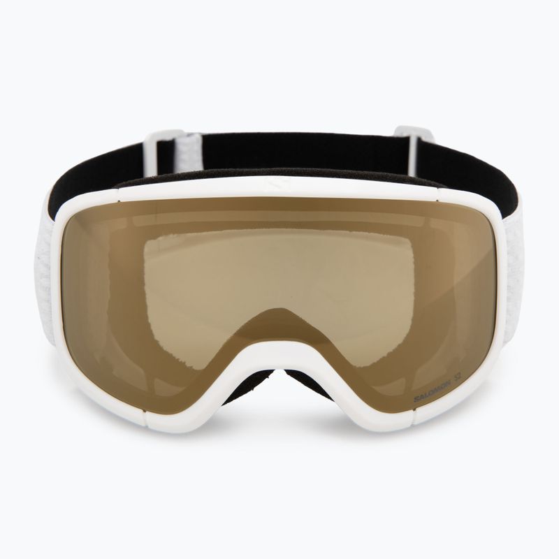 Maschera da sci junior Salomon Lumi Acces Jr white/flash gold 2