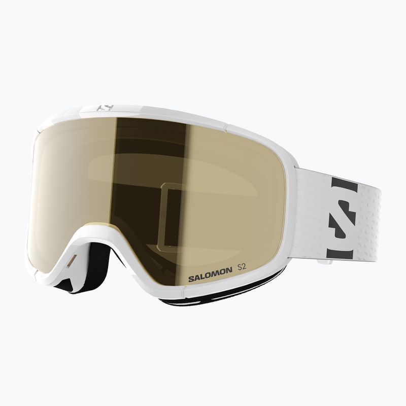 Maschera da sci junior Salomon Lumi Acces Jr white/flash gold 5