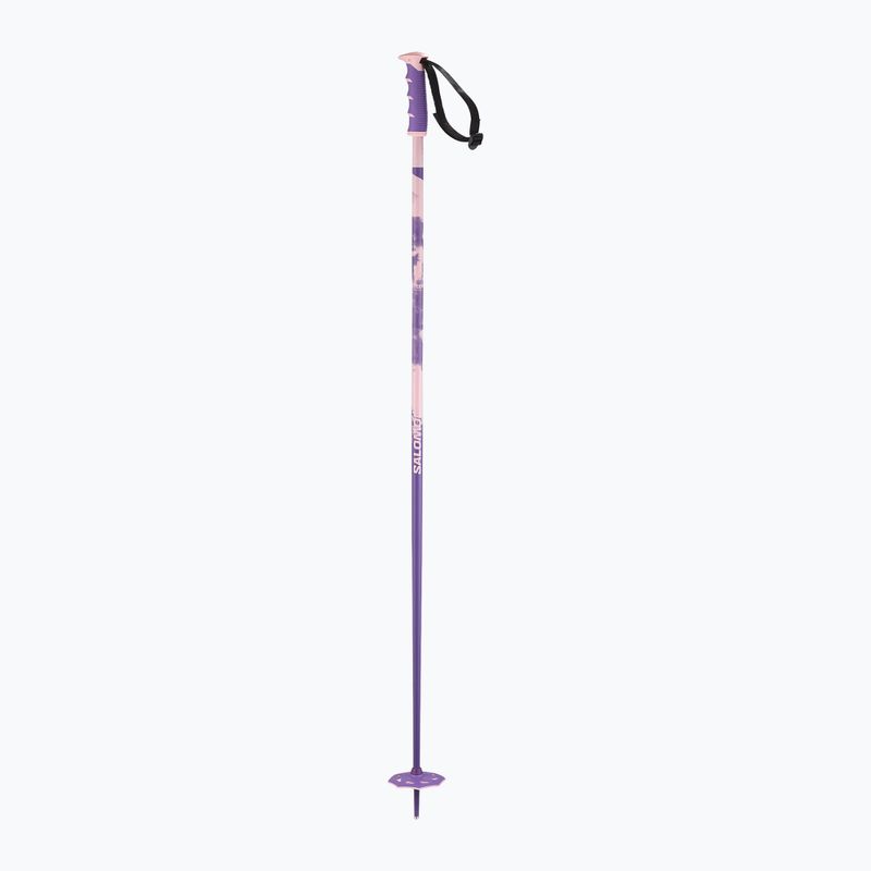 Bastoni da sci Salomon Steep purple/pink 2