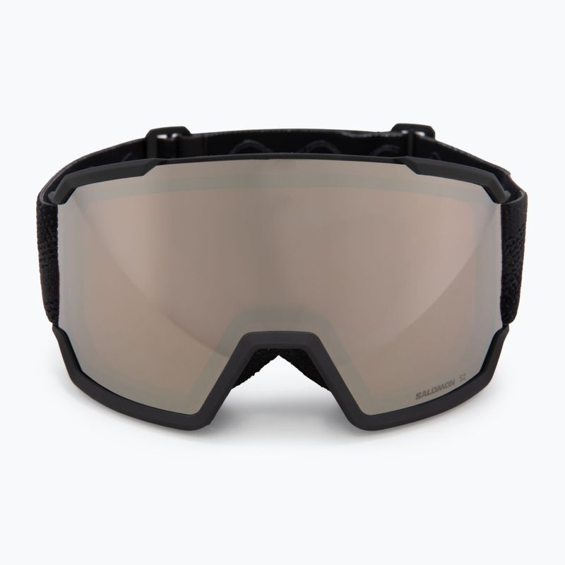 Maschera da sci Salomon S/View 3 Access black/flash toric orange 2