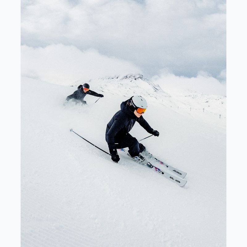 Maschere da sci Salomon S/View 3 black/ml mid red 7