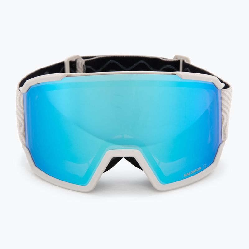 Maschera da sci Salomon S/View 3 rainy day/ml mid blue 2