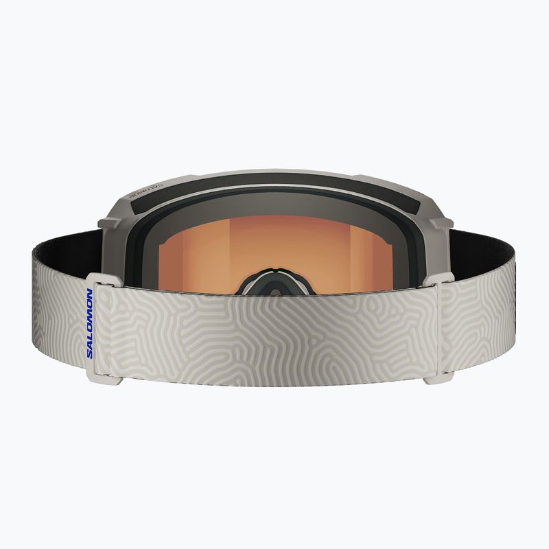 Maschera da sci Salomon S/View 3 rainy day/ml mid blue 2