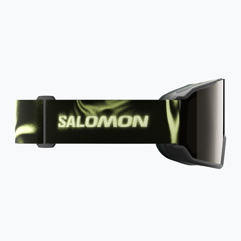 Maschera da sci Salomon S/View 3 black yellow/ml black 3
